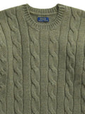 Polo Ralph Lauren relaxed-fit cable-wool-blend jumper