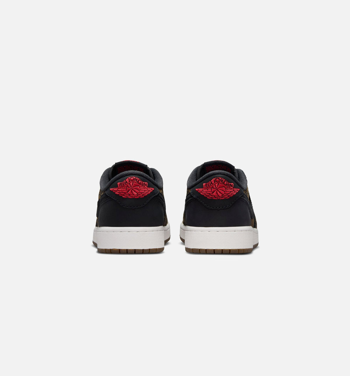 Air Jordan 1 Retro Low OG Laser Black And Varsity Red Grade School Lifestyle Shoe - Black/Varsity Red/Summit White